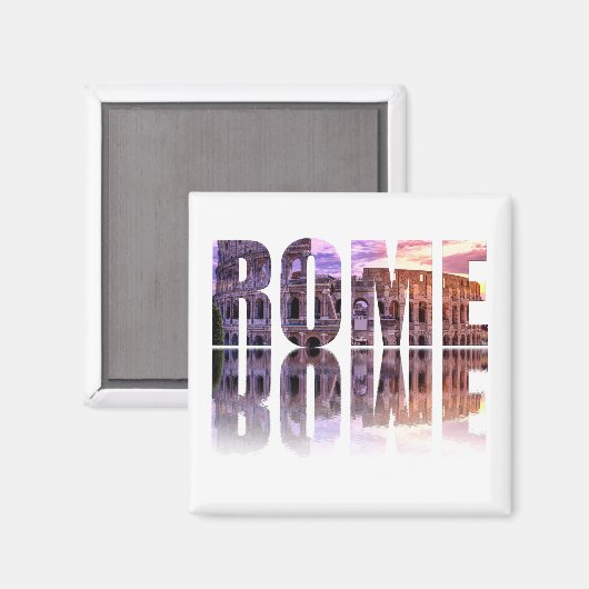 Römisches Textangebot Magnet (Vorderseite/Rückseite)
