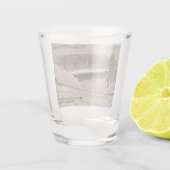 Römisches Theater Heirapolis Schnapsglas (Rückseite)