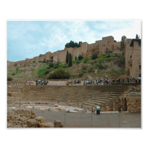 Römisches Theater Málaga Fotodruck