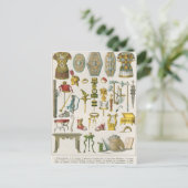 Römisches Zubehör Postkarte (Stehend Vorderseite)