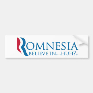 Romnesia - glauben Sie an Huh? Definition von Autoaufkleber
