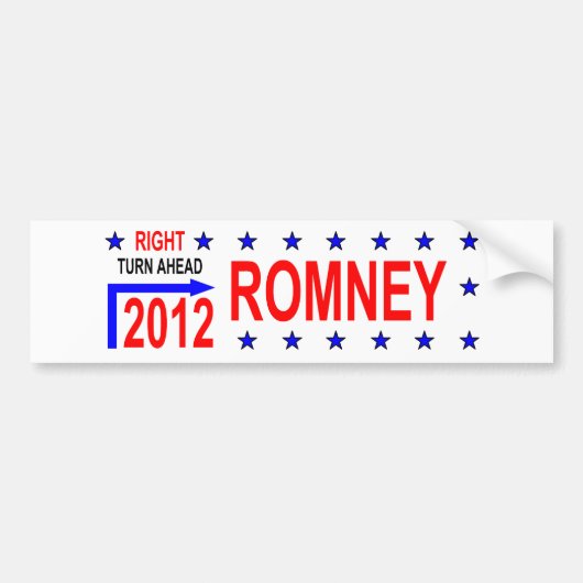 ROMNEY 2012 AUTOAUFKLEBER (Vorne)