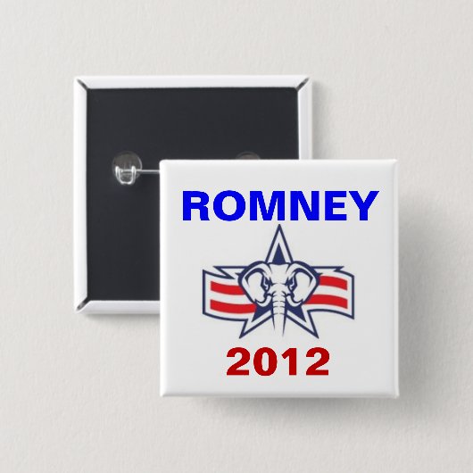 ROMNEY 2012 BUTTON (Vorne & Hinten)