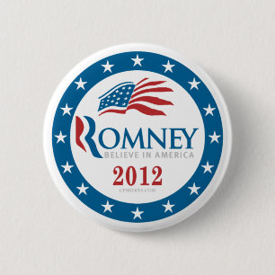 Romney 2012 button