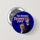 Romney 2012 button (Vorne & Hinten)