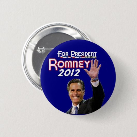 Romney 2012 button (Vorne & Hinten)