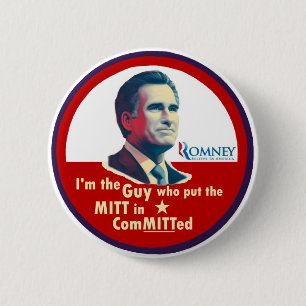 Romney 2012: Festgelegt Button