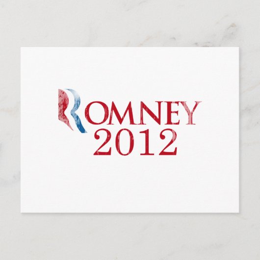Romney 2012 - Glaube an Amerika.png Postkarte (Vorderseite)