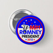 Romney 2012 Knopf Button (Vorne & Hinten)