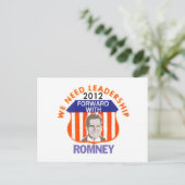 Romney 2012 Postcard Postkarte (Stehend Vorderseite)