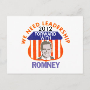 Romney 2012 Postcard Postkarte