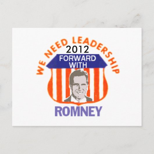 Romney 2012 Postcard Postkarte (Vorderseite)