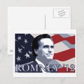 Romney 2012 postkarte (Vorne/Hinten)