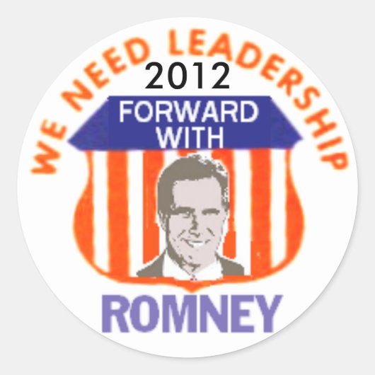 Romney 2012 Sticker (Vorderseite)