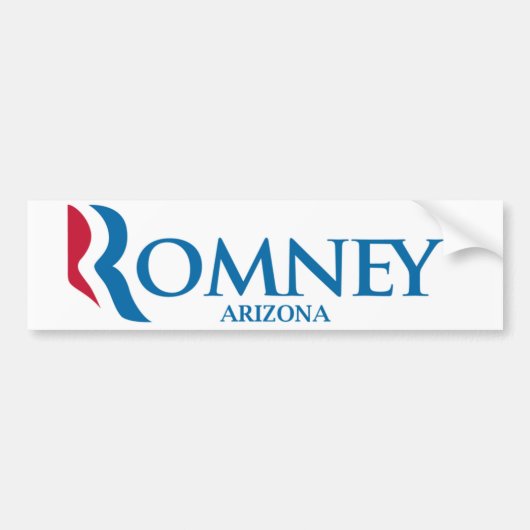 Romney Arizona Autoaufkleber (Vorne)