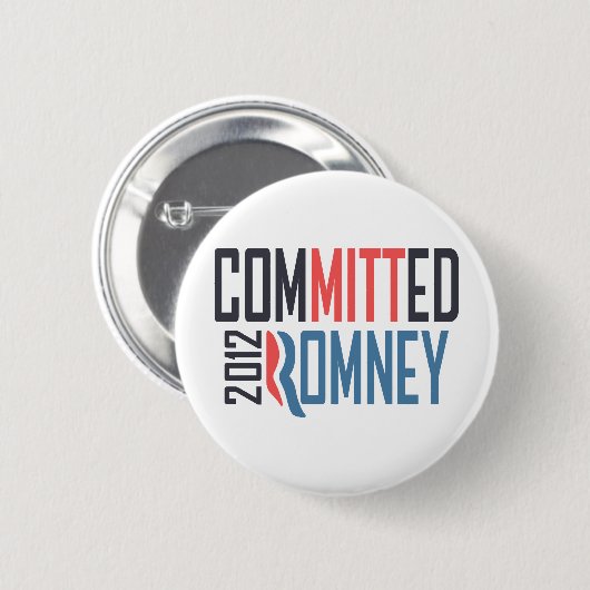 Romney Button (Vorne & Hinten)