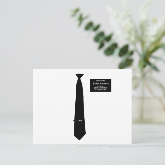 Romney Costume Postkarte (Stehend Vorderseite)