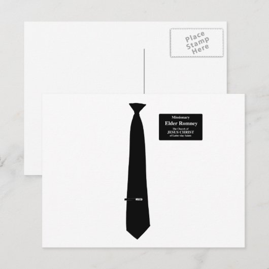 Romney Costume Postkarte (Vorne/Hinten)