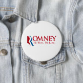 Romney - er gewinnt. Wir verlieren Button (Beispiel)