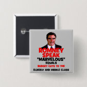 Romney erstaunlich button (Vorne & Hinten)