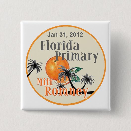 Romney Florida Button (Vorderseite)