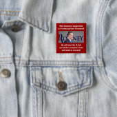 Romney Führungs-Quadrat-Knopf Button (Beispiel)