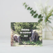 Romney für den Präsidenten - 2012 Postkarte (Stehend Vorderseite)