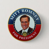 Romney für Präsidenten Button (Vorderseite)