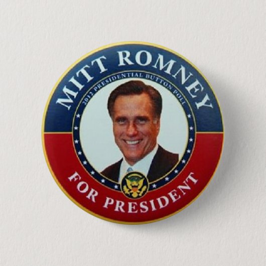 Romney für Präsidenten Button (Vorderseite)