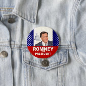 Romney für Präsidenten Button (Beispiel)