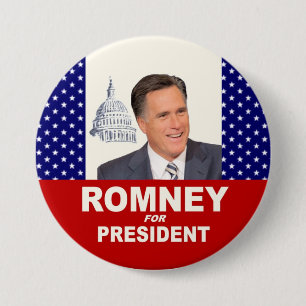 Romney für Präsidenten Button