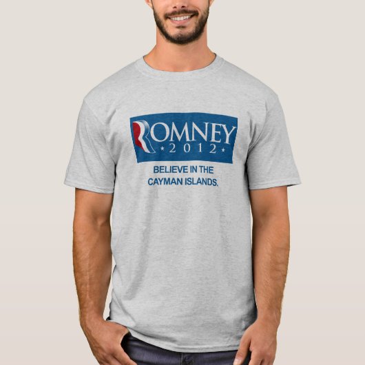ROMNEY GLAUBEN AUF DEN KAIMANINSELN .PNG T-Shirt (Vorderseite)