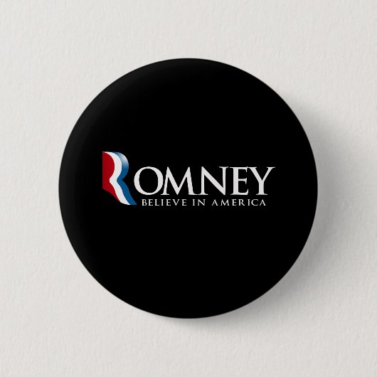 Romney - glauben Sie an Amerika - Button (Vorderseite)