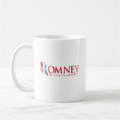 Romney - glauben Sie an Amerika (rot) Kaffeetasse (Links)