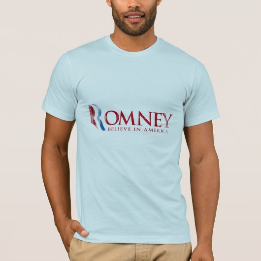 Romney - glauben Sie an Amerika (rotes) .png T-Shirt (Vorderseite)