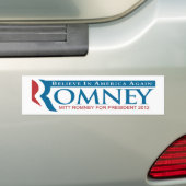 Romney: Glauben Sie wieder Autoaufkleber (Auf Auto)