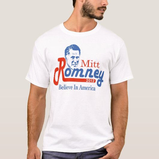 Romney glaubt T-Shirt (Vorderseite)