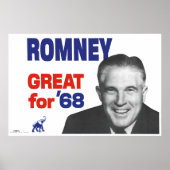 Romney--Great for 68 Poster (Vorne)