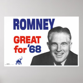 Romney--Great for 68 Poster