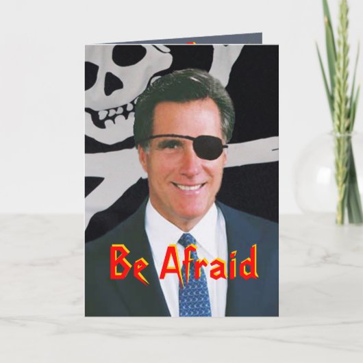 Romney Halloween Karte (Vorderseite)