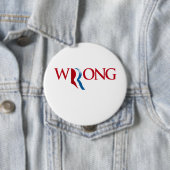 Romney hat Unrecht Button (Beispiel)