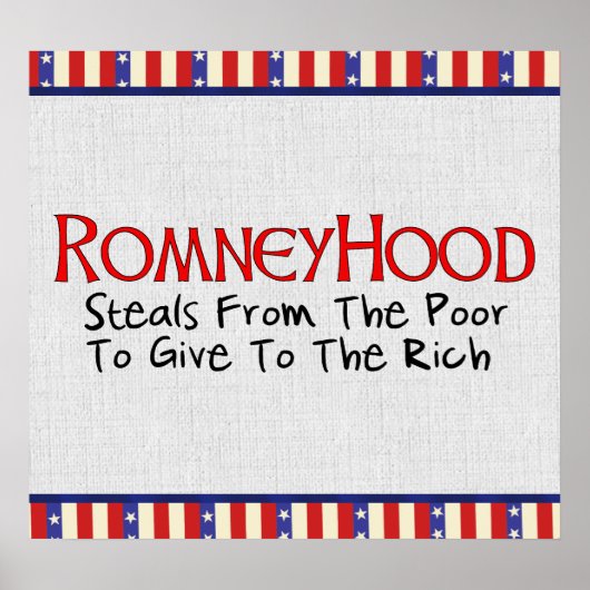 Romney Hood Poster (Vorne)