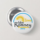 Romney IOWA Button (Vorne & Hinten)