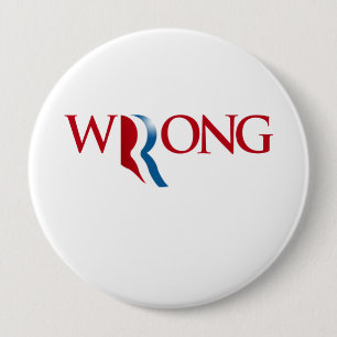 Romney ist falsch button
