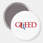Romney ist Greed Magnet (Vorderseite/Rückseite)