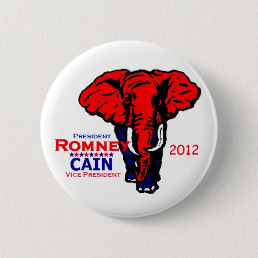 Romney Kain 2012 Button (Vorderseite)