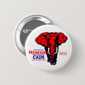 Romney Kain 2012 Button (Vorne & Hinten)
