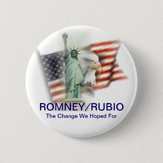 Romney/Kampagnen-Knopf Rubio-Wahl-2012 Button (Vorderseite)