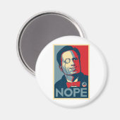 Romney NOPE !!! Magnet (Vorderseite/Rückseite)