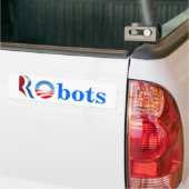 Romney Obama Roboter Autoaufkleber (Auf Lkw)